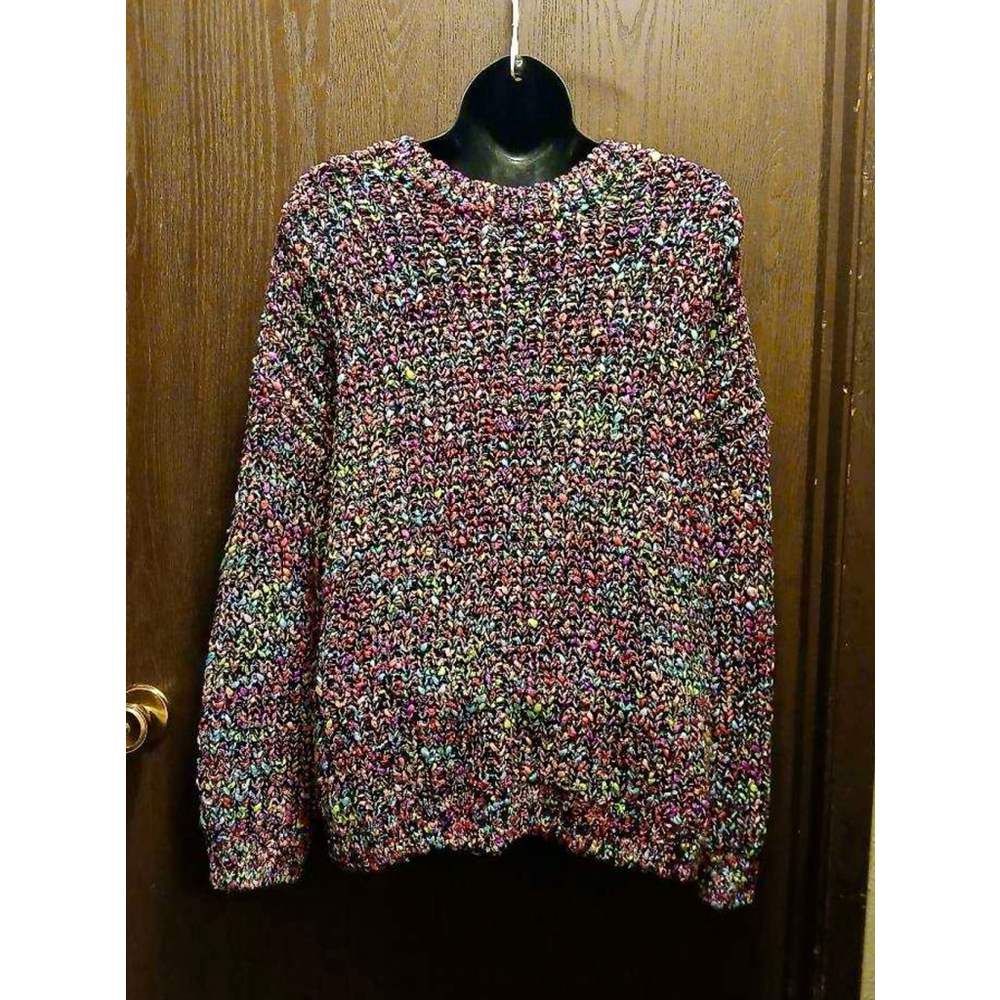 Justice Girls Confetti Knit Sweater XL (16/18) Colorful Chunky JC514 - Picture 8 of 8